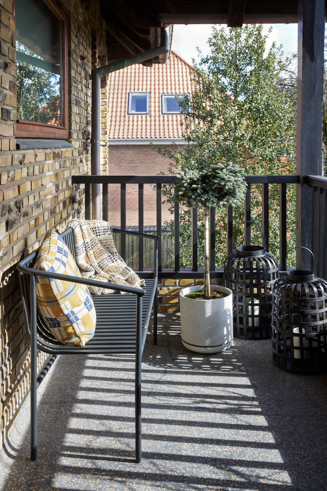 Hübsch Grid Ljuslykta Svart 2 - Pack - Azalea Home