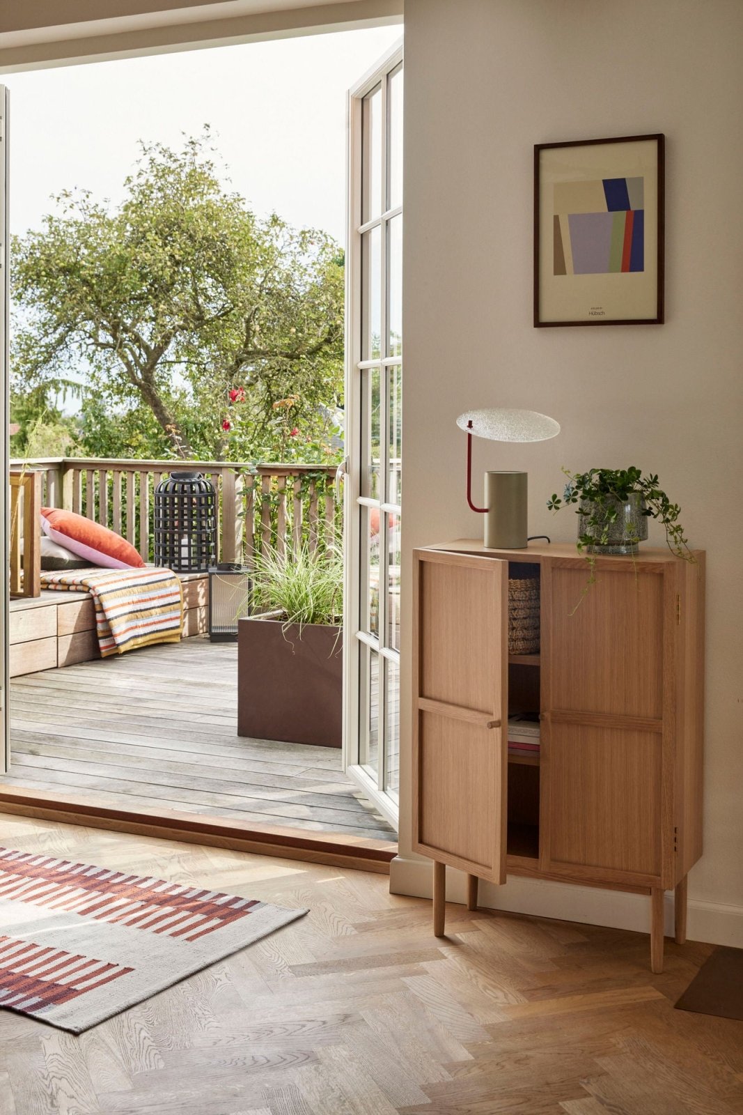 Hübsch Grid Ljuslykta Svart 2 - Pack - Azalea Home