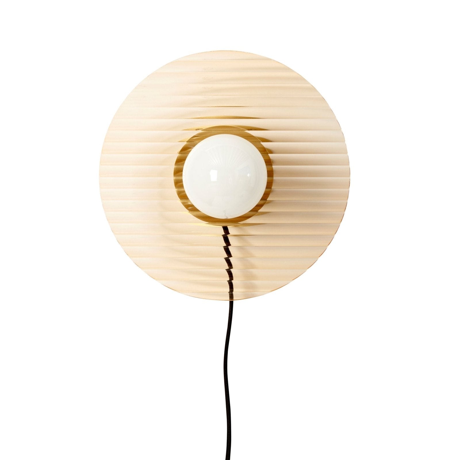 Hübsch Halo Vägglampa, Bärnsten - Azalea Home