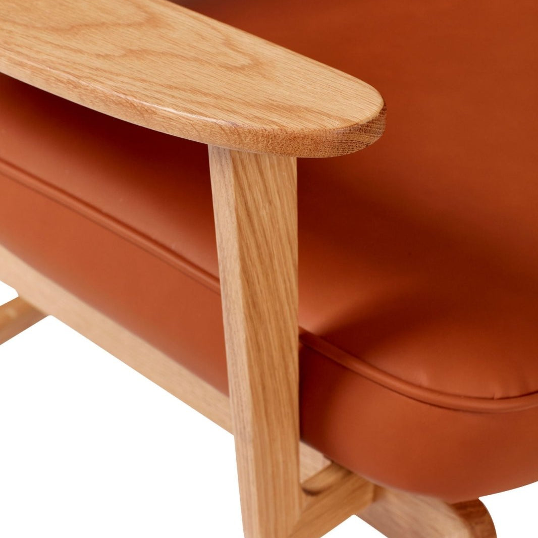 Hübsch Haze Loungestol, Brun - Azalea Home