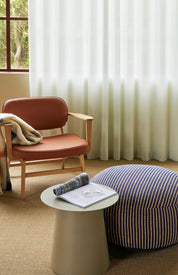 Hübsch Haze Loungestol, Brun - Azalea Home