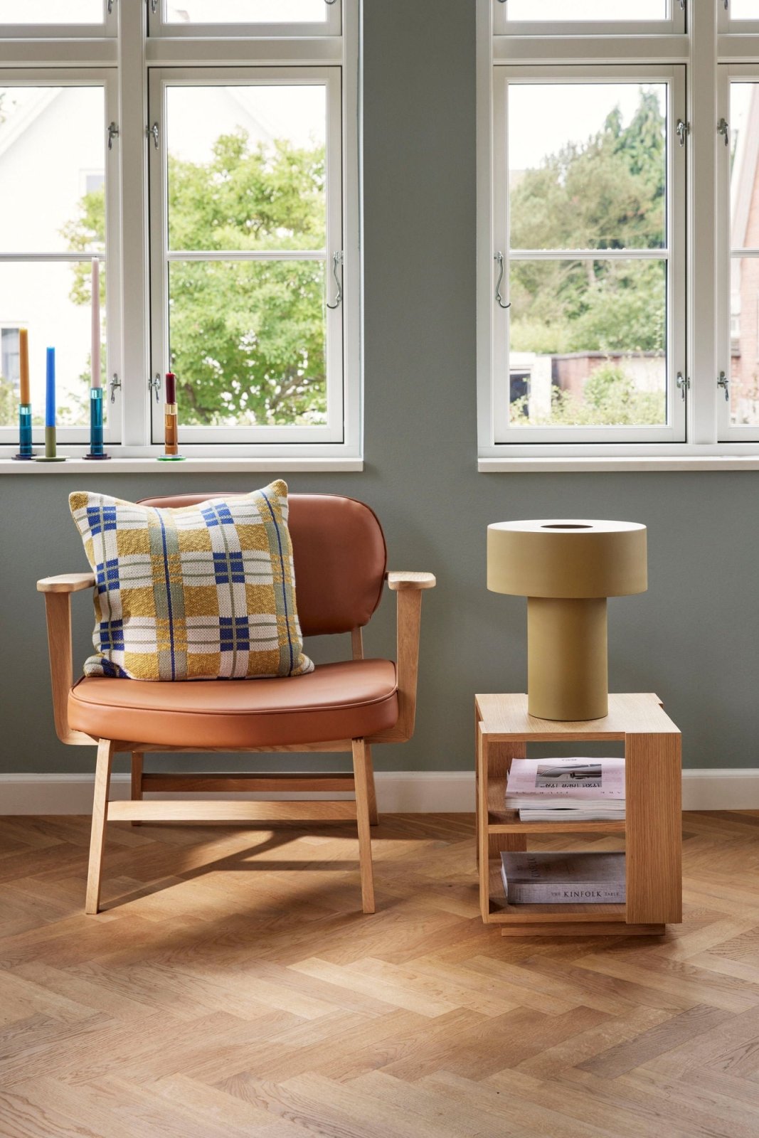 Hübsch Haze Loungestol, Brun - Azalea Home