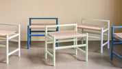 Hübsch Heritage Bänk Small, Petrol - Azalea Home