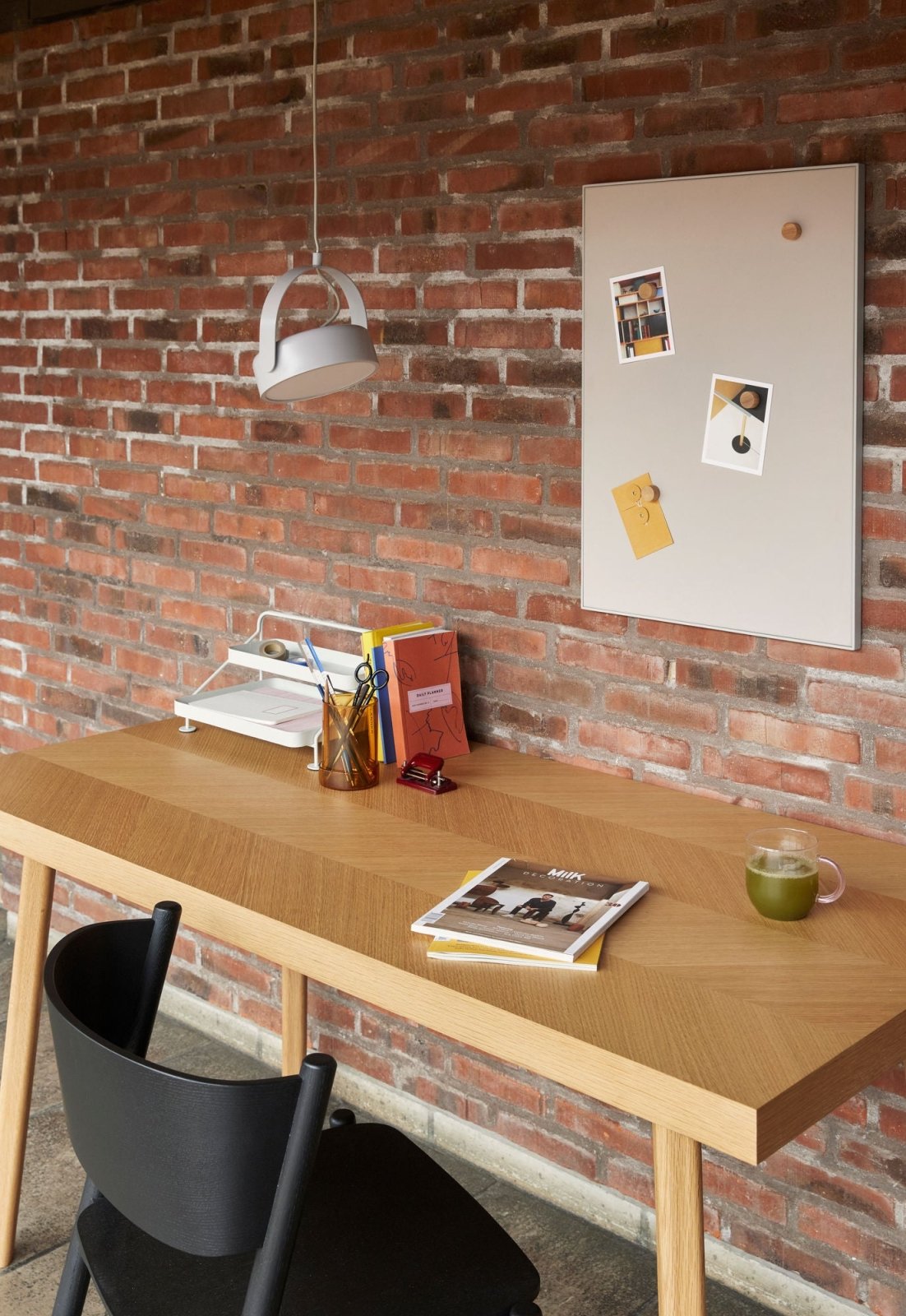 Hübsch Herringbone Matbord Small Natur - Azalea Home