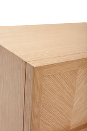 Hübsch Herringbone Sängbord Natur - Azalea Home