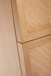 Hübsch Herringbone Sängbord Natur - Azalea Home