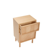 Hübsch Herringbone Sängbord Natur - Azalea Home