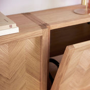 Hübsch Herringbone Skoskåp - Azalea Home