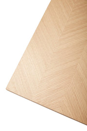 Hübsch Herringbone Soffbord 121cm, Ek - Azalea Home