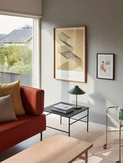 Hübsch Herringbone Soffbord 121cm, Ek - Azalea Home