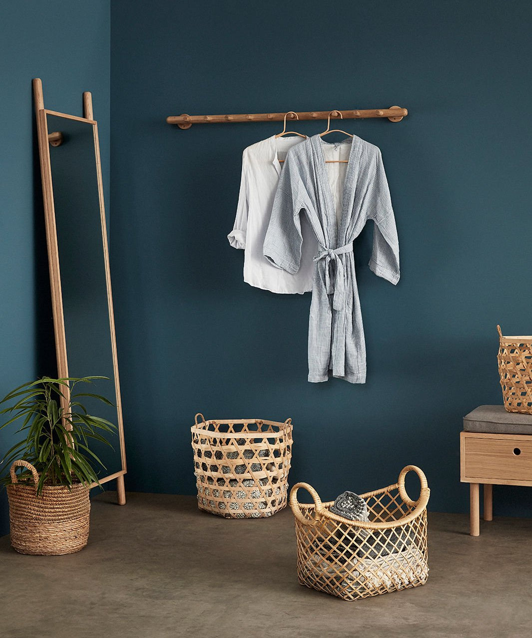 Hübsch Hide Bänk, 85cm - Azalea Home