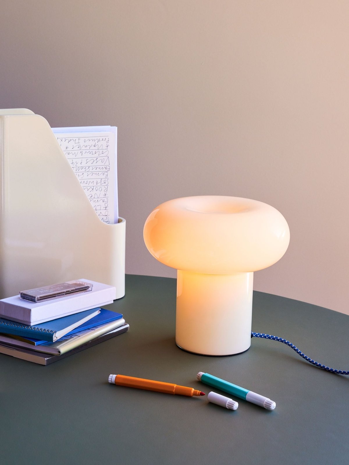 Hübsch Hues Bordslampa, Ljusgrön - Azalea Home