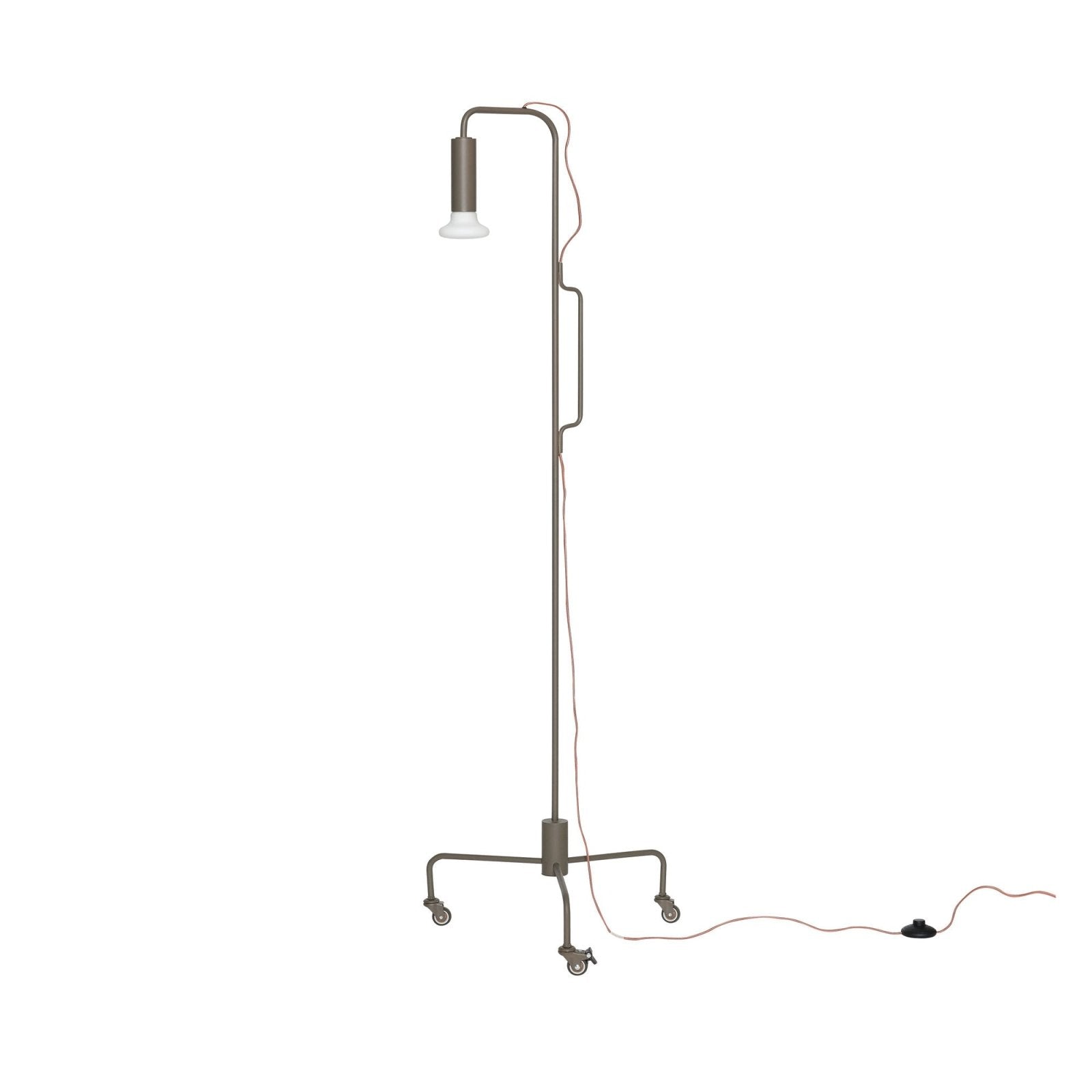 Hübsch Ido Golvlampa, Brun - Azalea Home