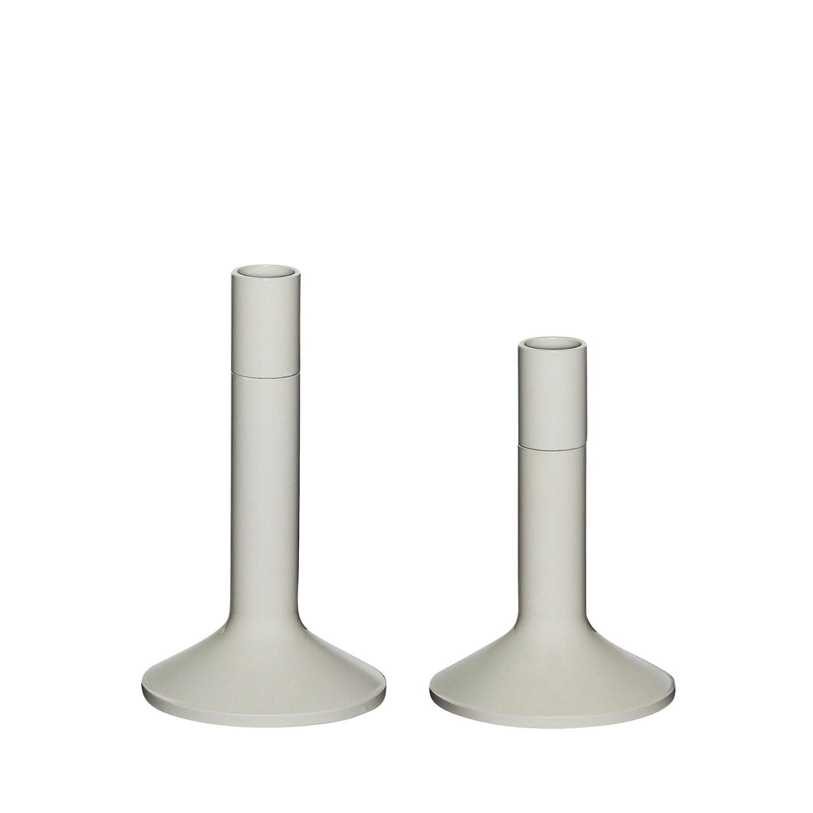 Hübsch Kindred Ljusstake 2 - Pack, Ljusgrå - Azalea Home