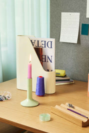 Hübsch Kindred Ljusstake 2 - Pack, Ljusgrön - Azalea Home