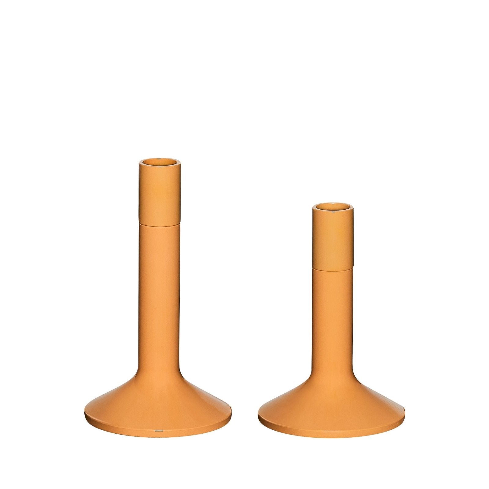 Hübsch Kindred Ljusstake 2 - Pack, Orange - Azalea Home