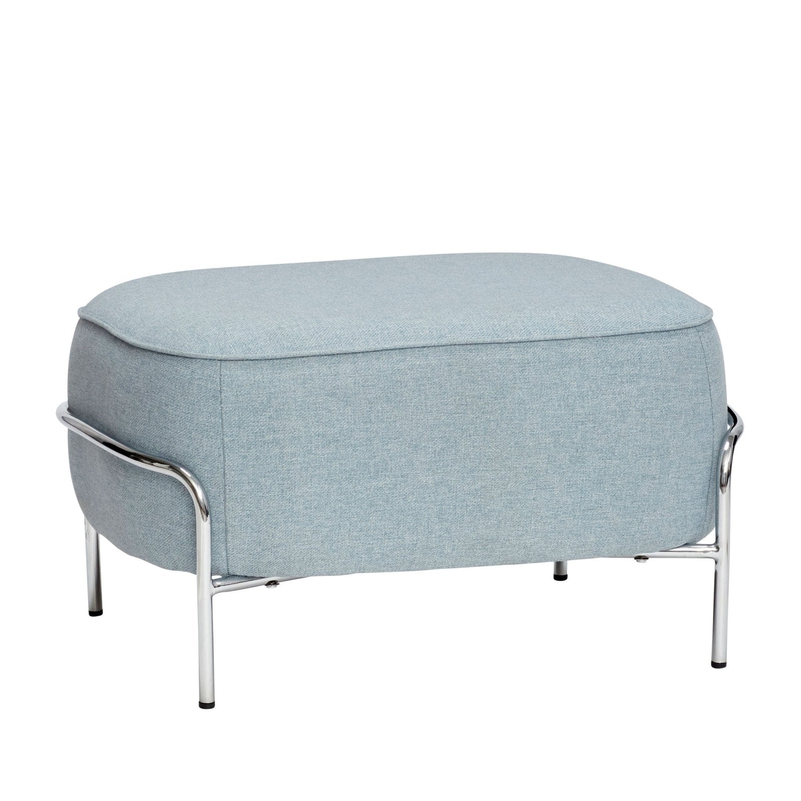Hübsch Kumo Sittpuff, Blå - Azalea Home