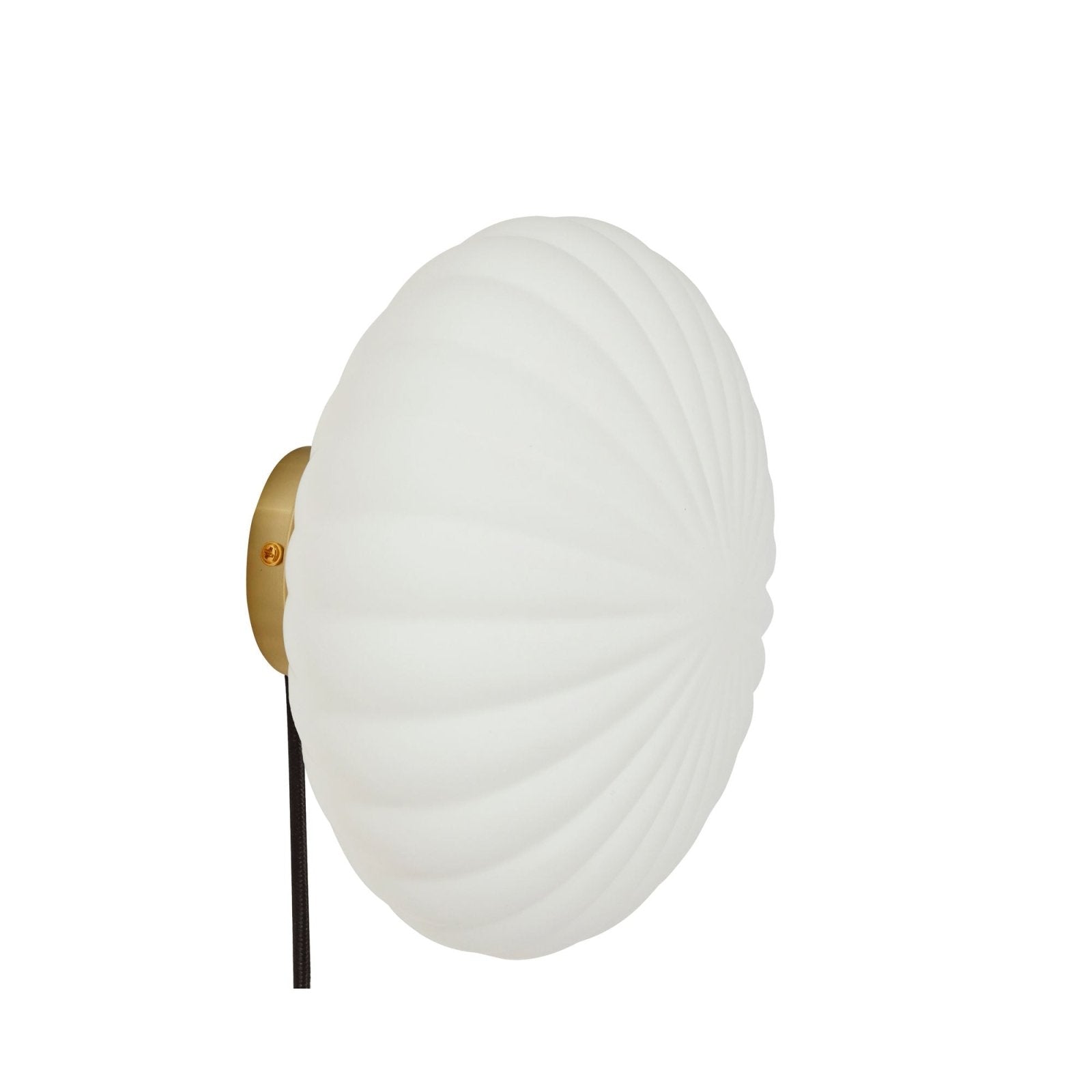 Hübsch Kumu Vägglampa Ø25, Vit - Azalea Home