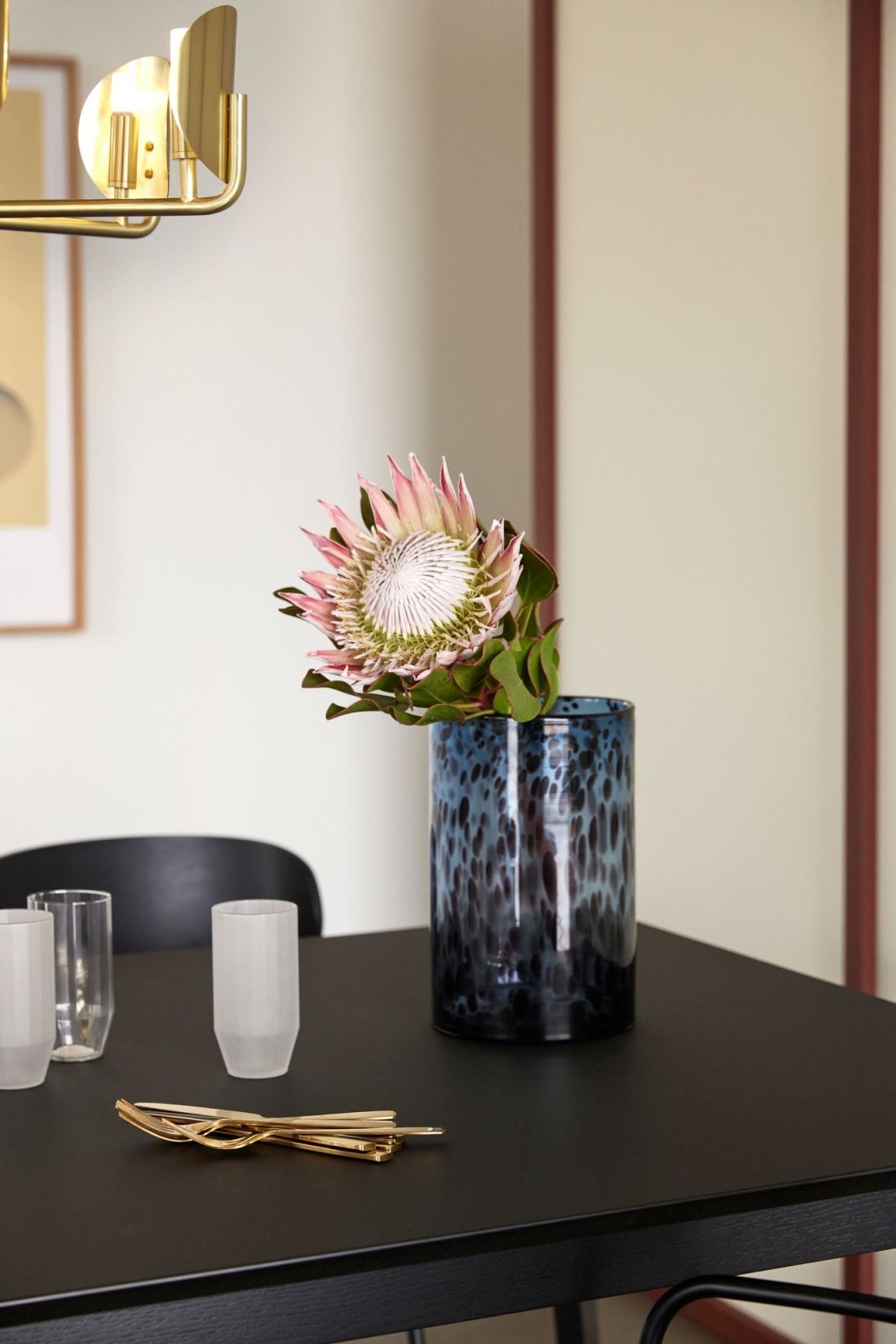 Hübsch Leo Vas 2 - Pack, Blå - Azalea Home
