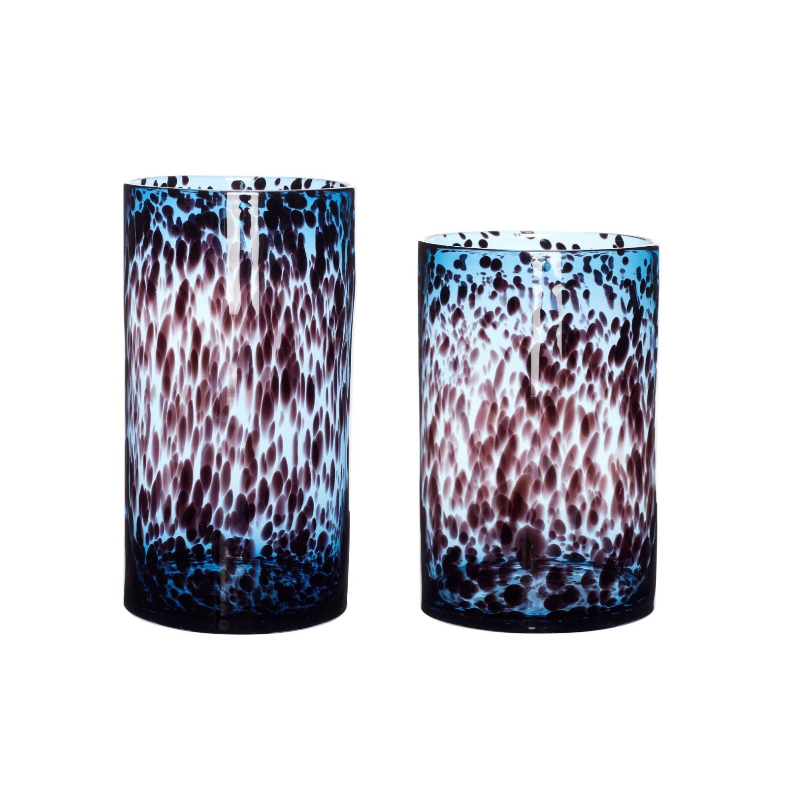 Hübsch Leo Vas 2 - Pack, Blå - Azalea Home
