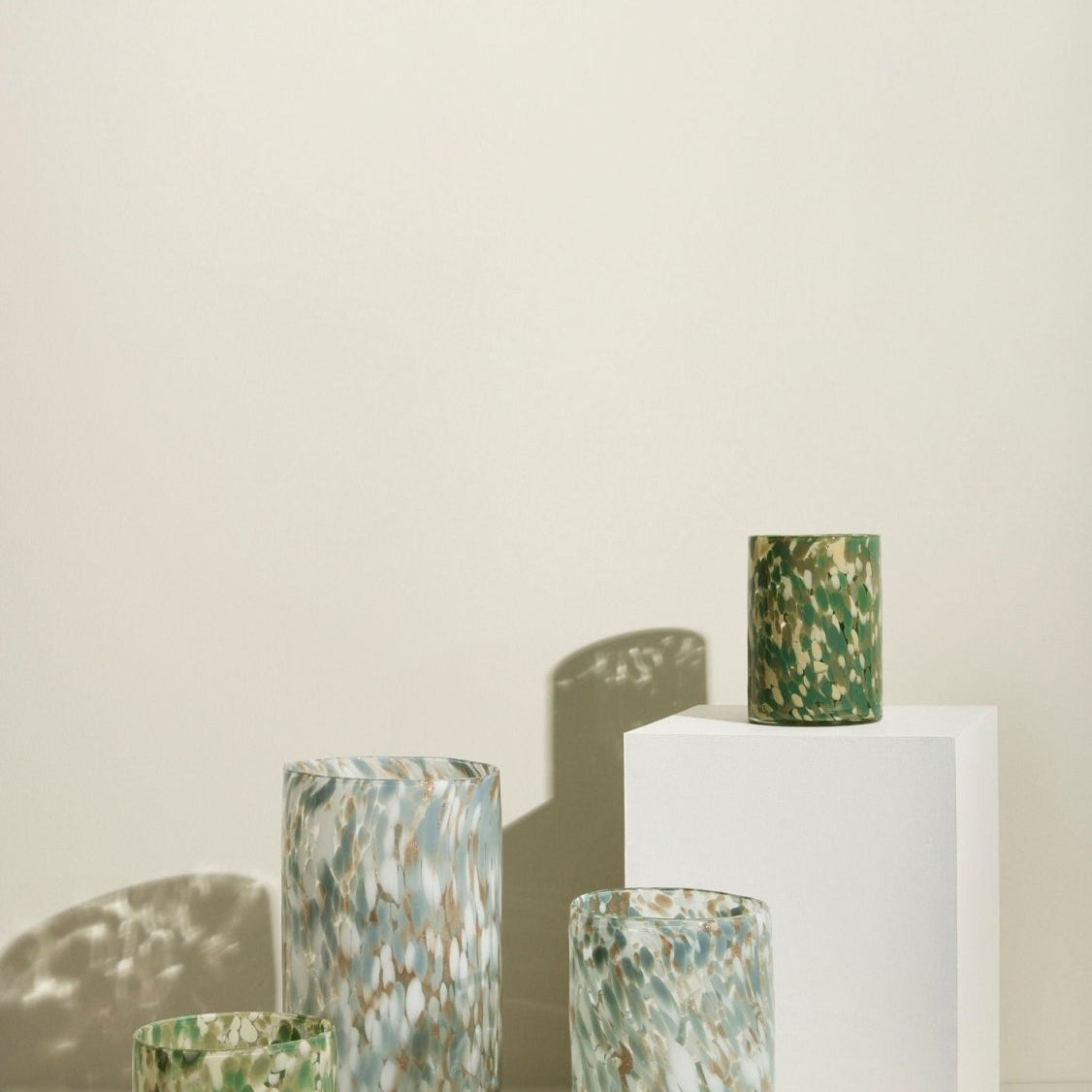 Hübsch Libra Vas 2 - Pack, Blå - Azalea Home