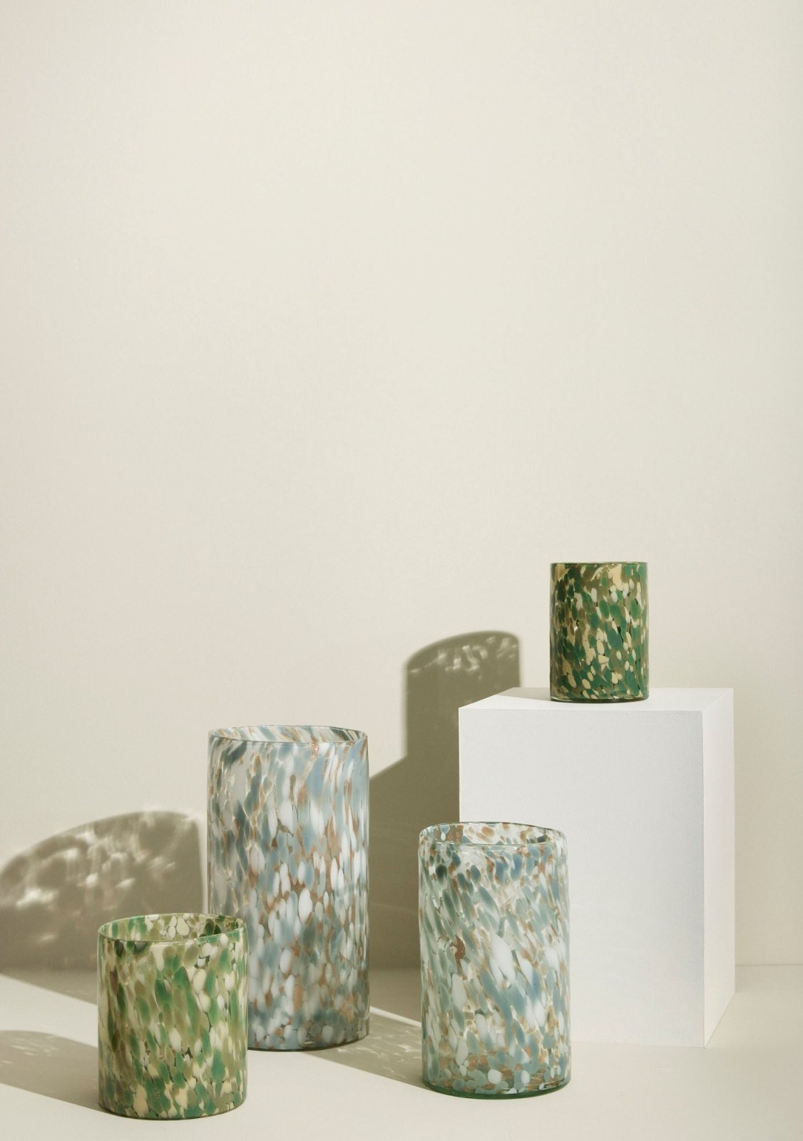Hübsch Libra Vas 2 - Pack, Blå - Azalea Home
