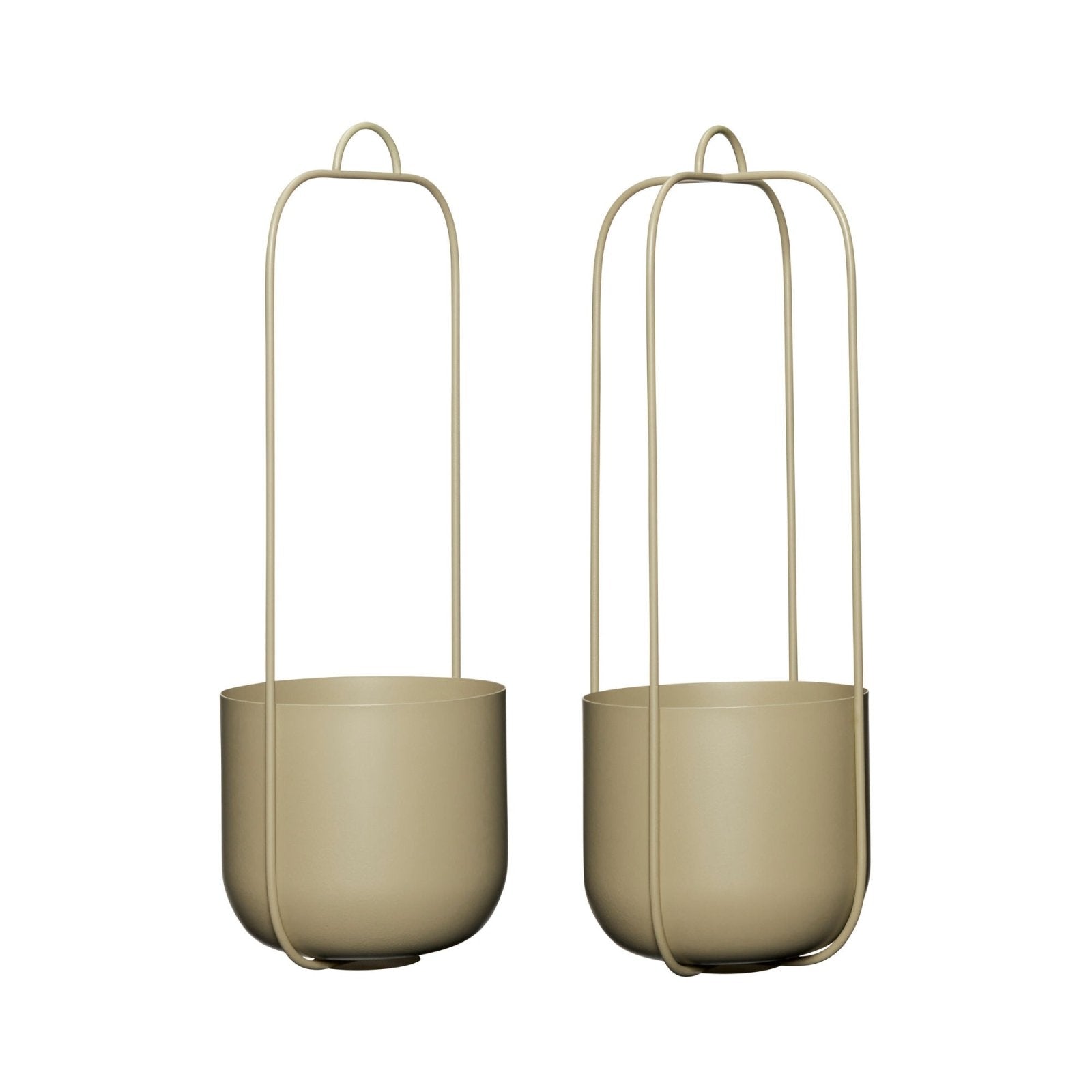 Hübsch Lotus Ampel Khaki, 2 - Pack - Azalea Home