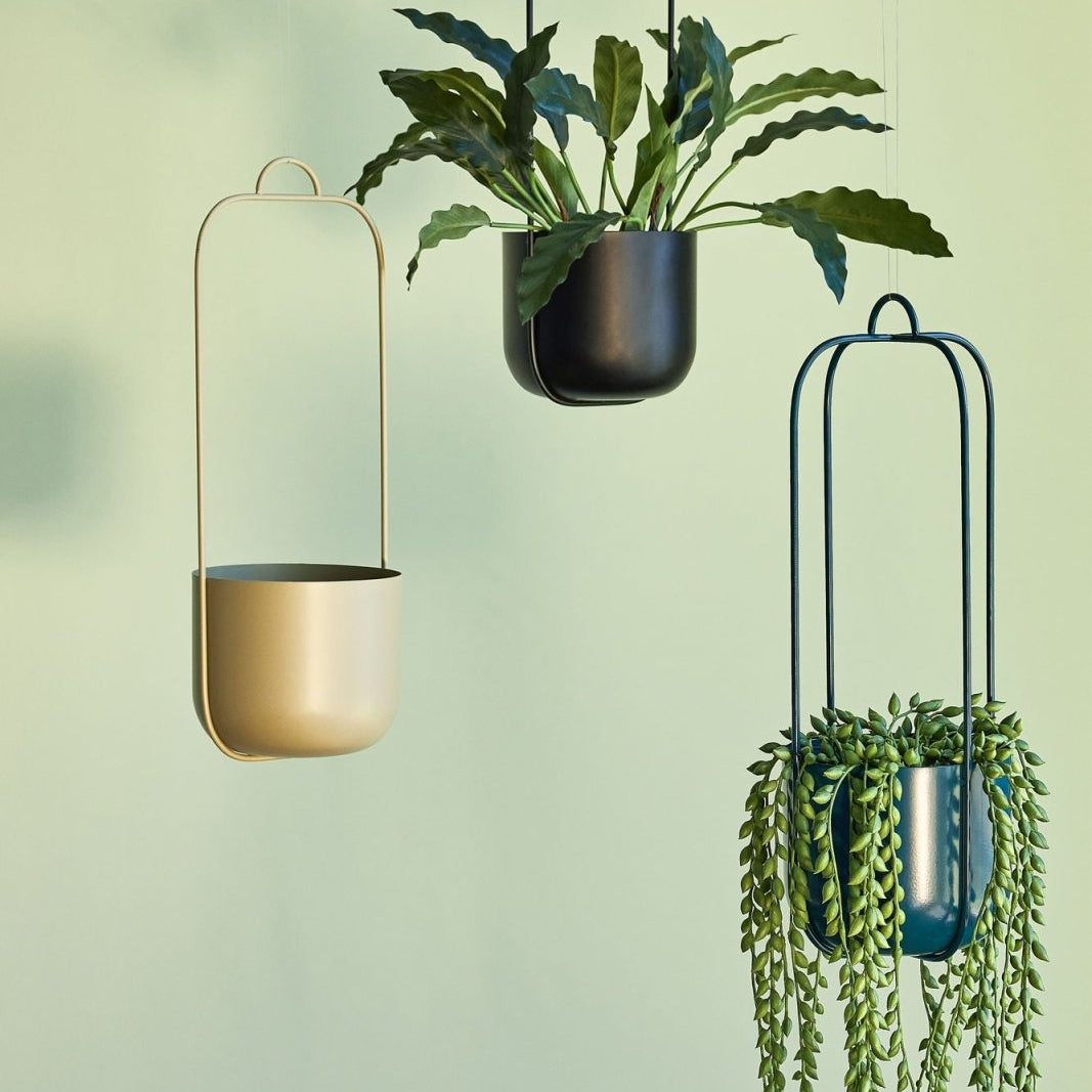 Hübsch Lotus Ampel Khaki, 2 - Pack - Azalea Home