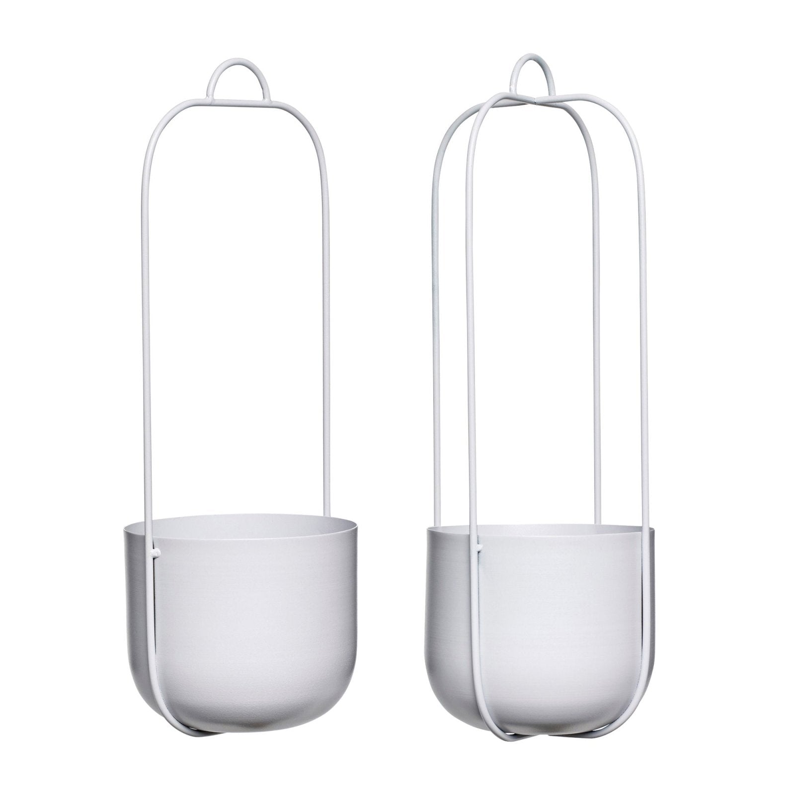 Hübsch Lotus Ampel Ljusgrå, 2 - Pack - Azalea Home