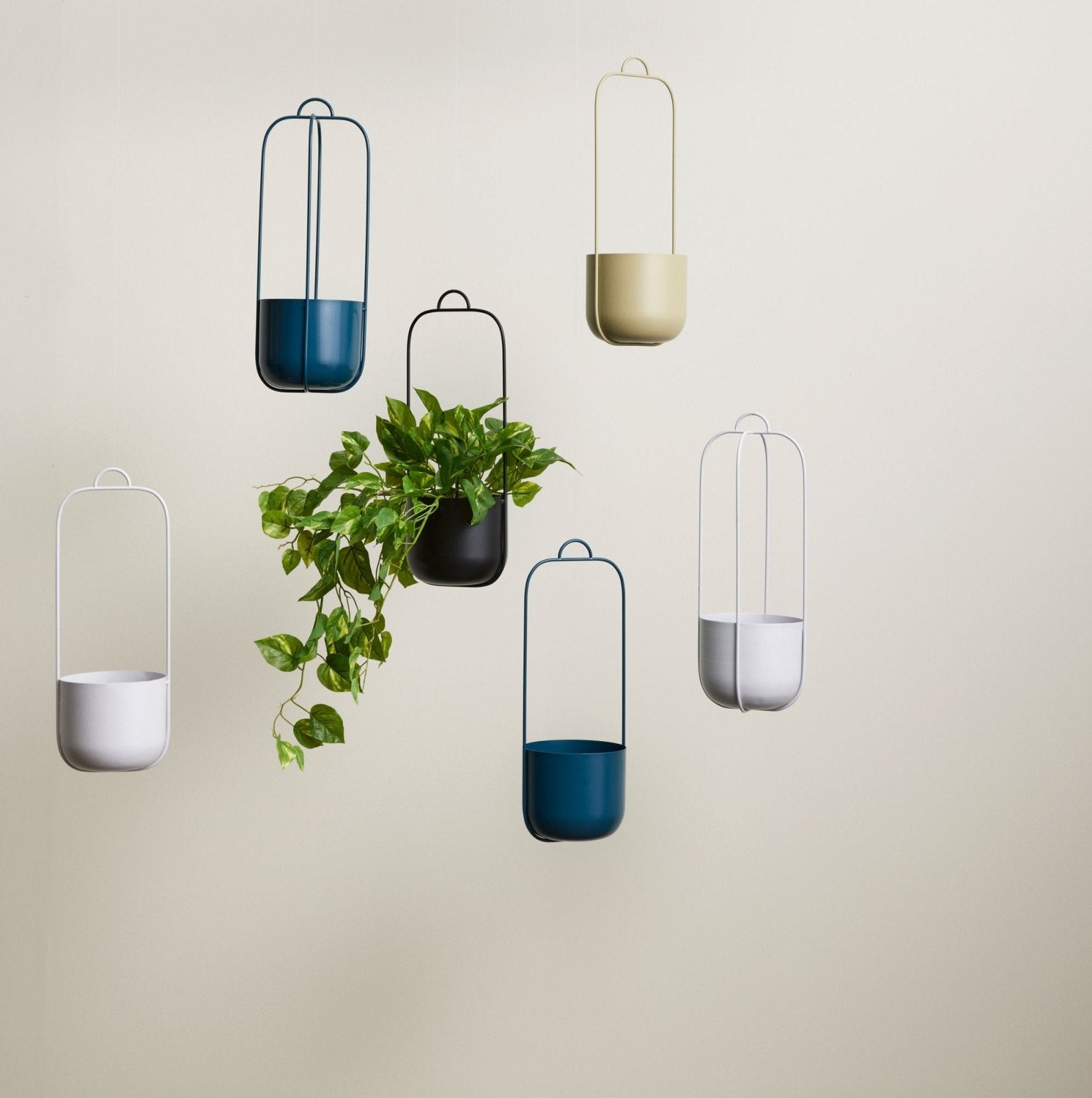 Hübsch Lotus Ampel Mörkblå, 2 - Pack - Azalea Home