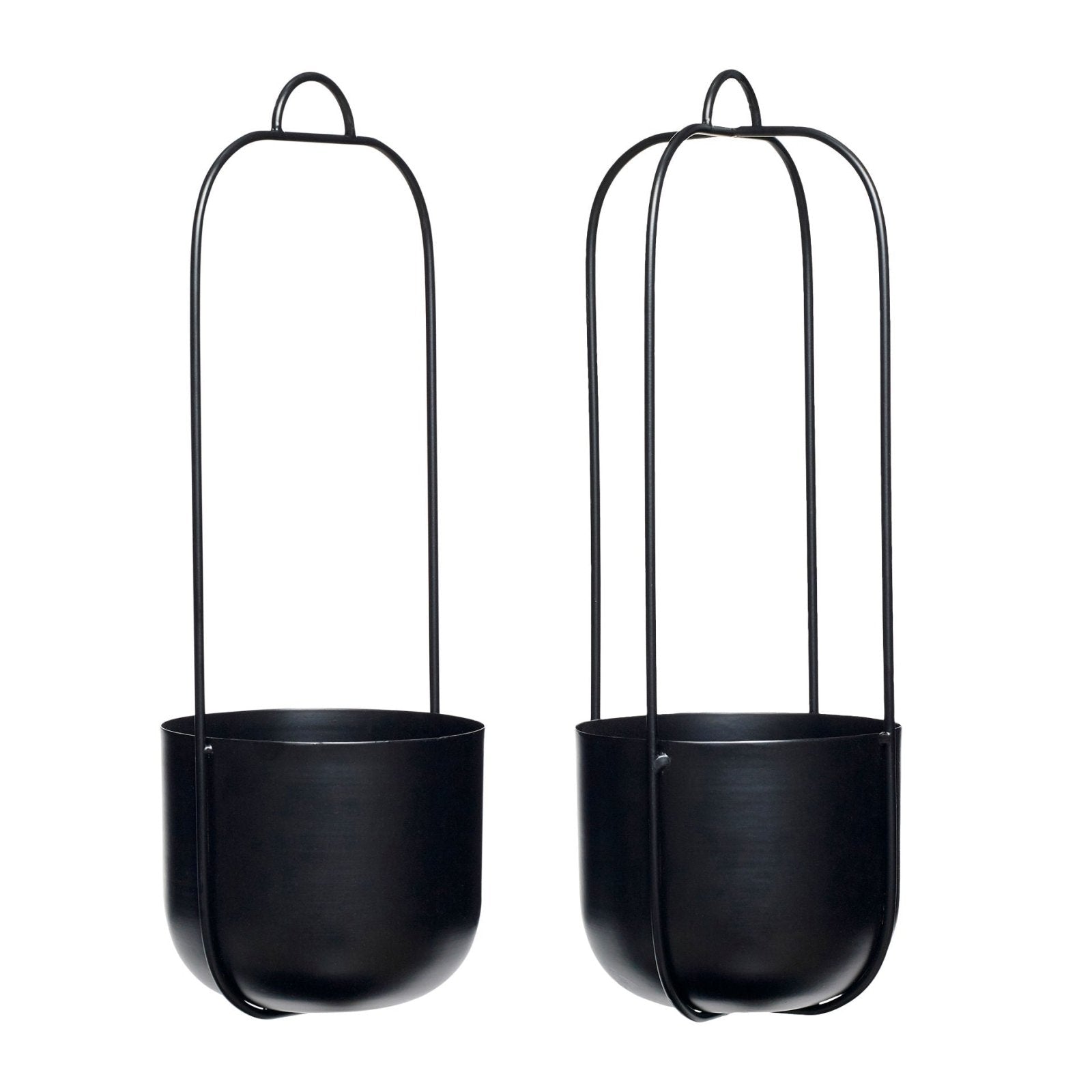 Hübsch Lotus Ampel Svart, 2 - Pack - Azalea Home