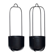 Hübsch Lotus Ampel Svart, 2 - Pack - Azalea Home