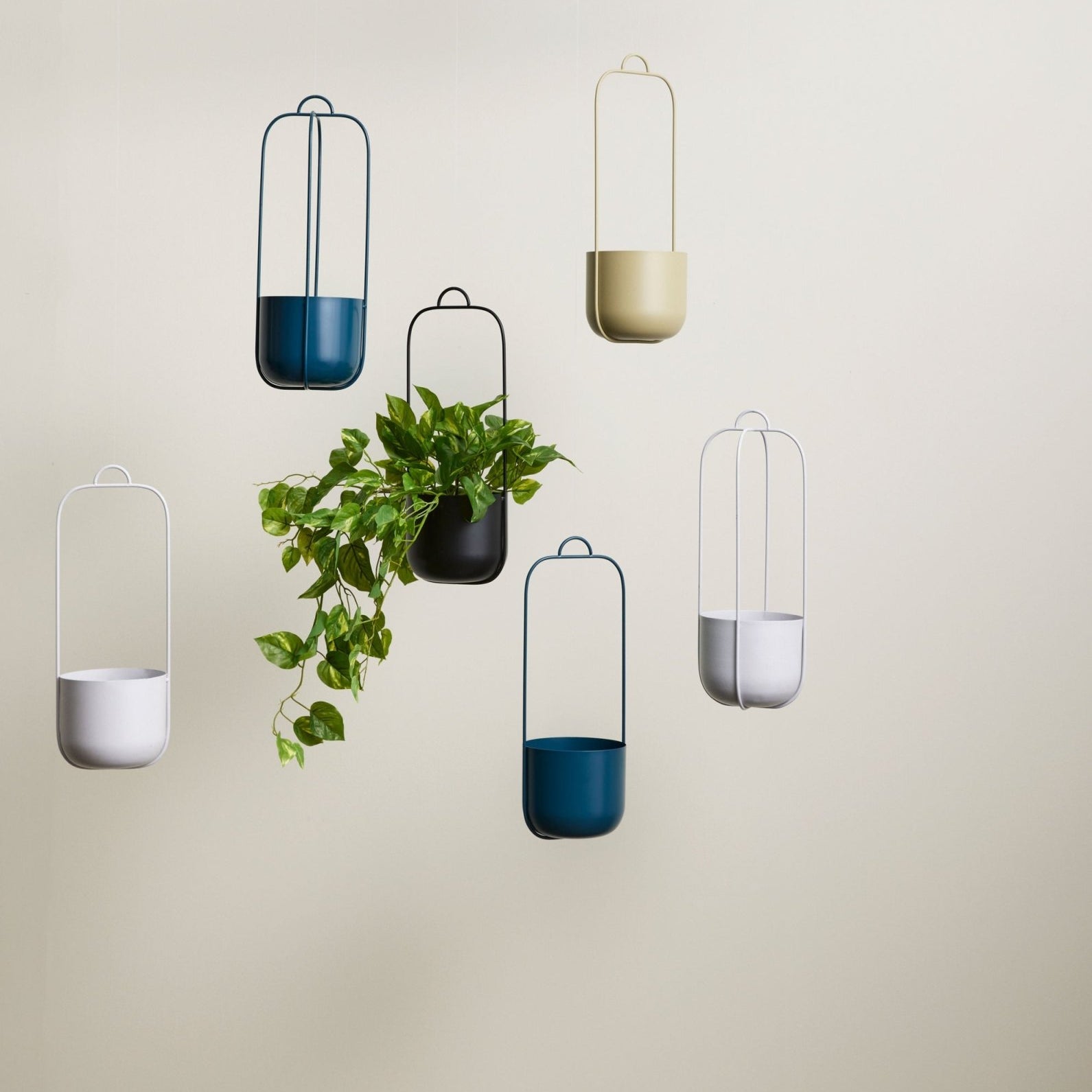 Hübsch Lotus Ampel Svart, 2 - Pack - Azalea Home