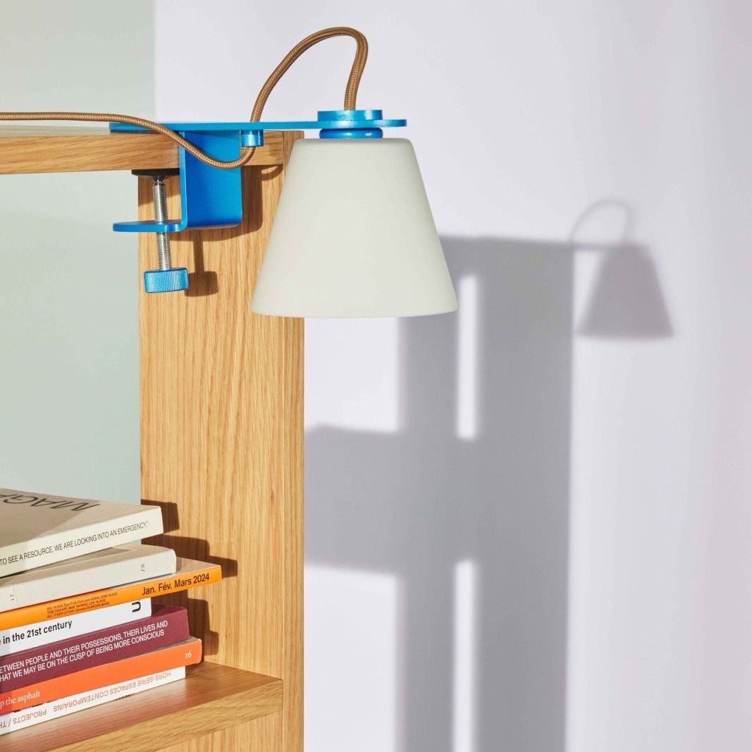 Hübsch Lure Sänglampa, Metallic Blå - Azalea Home