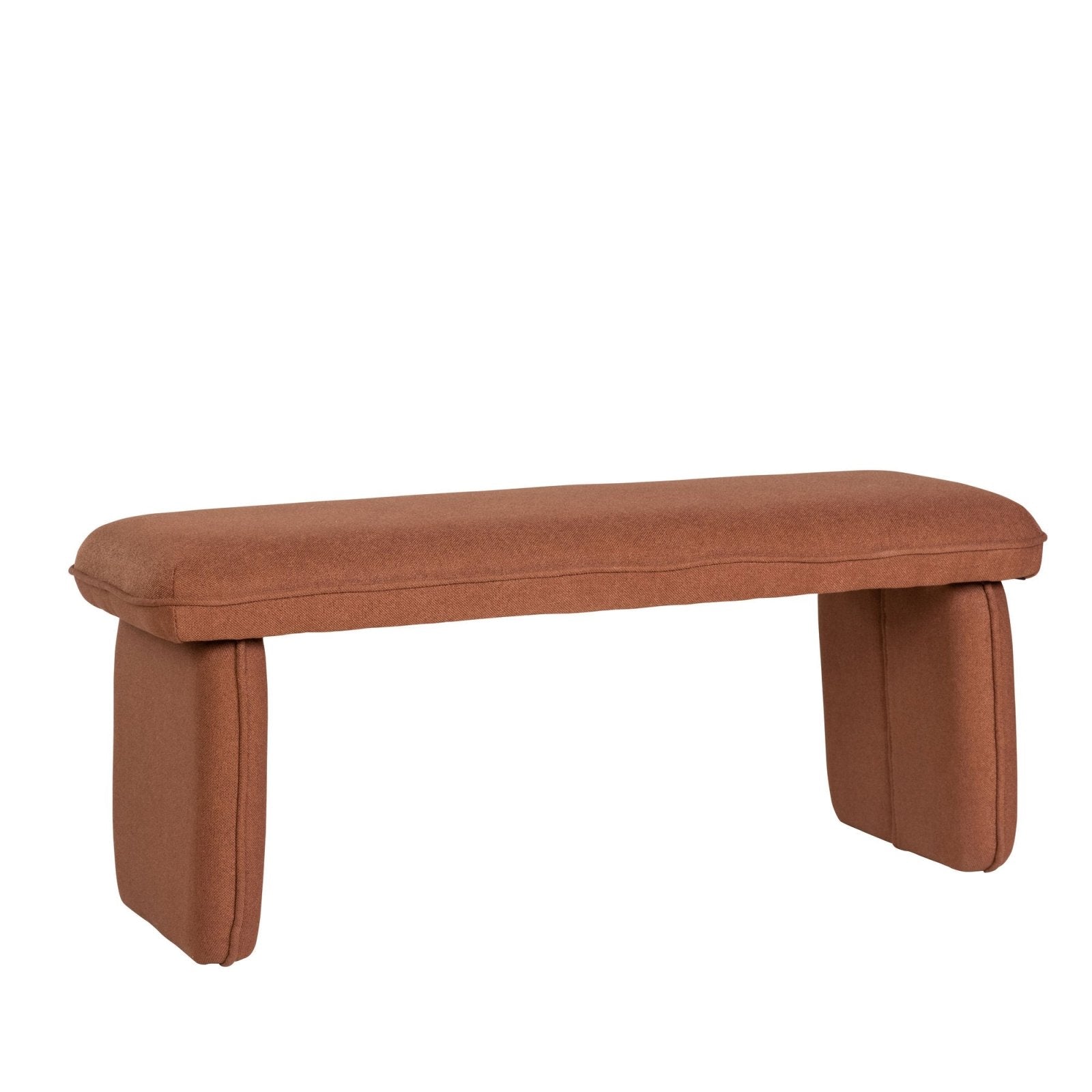 Hübsch Mellow Bänk Maroon - Azalea Home