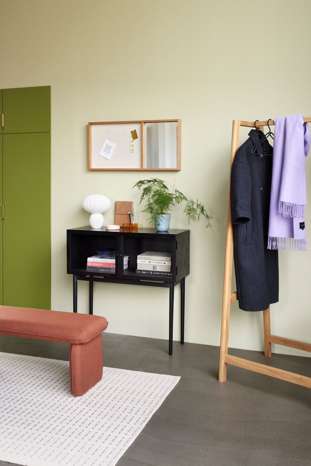 Hübsch Mellow Bänk Maroon - Azalea Home
