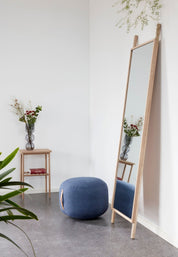 Hübsch Mochi Puff Ø50 Blå - Azalea Home
