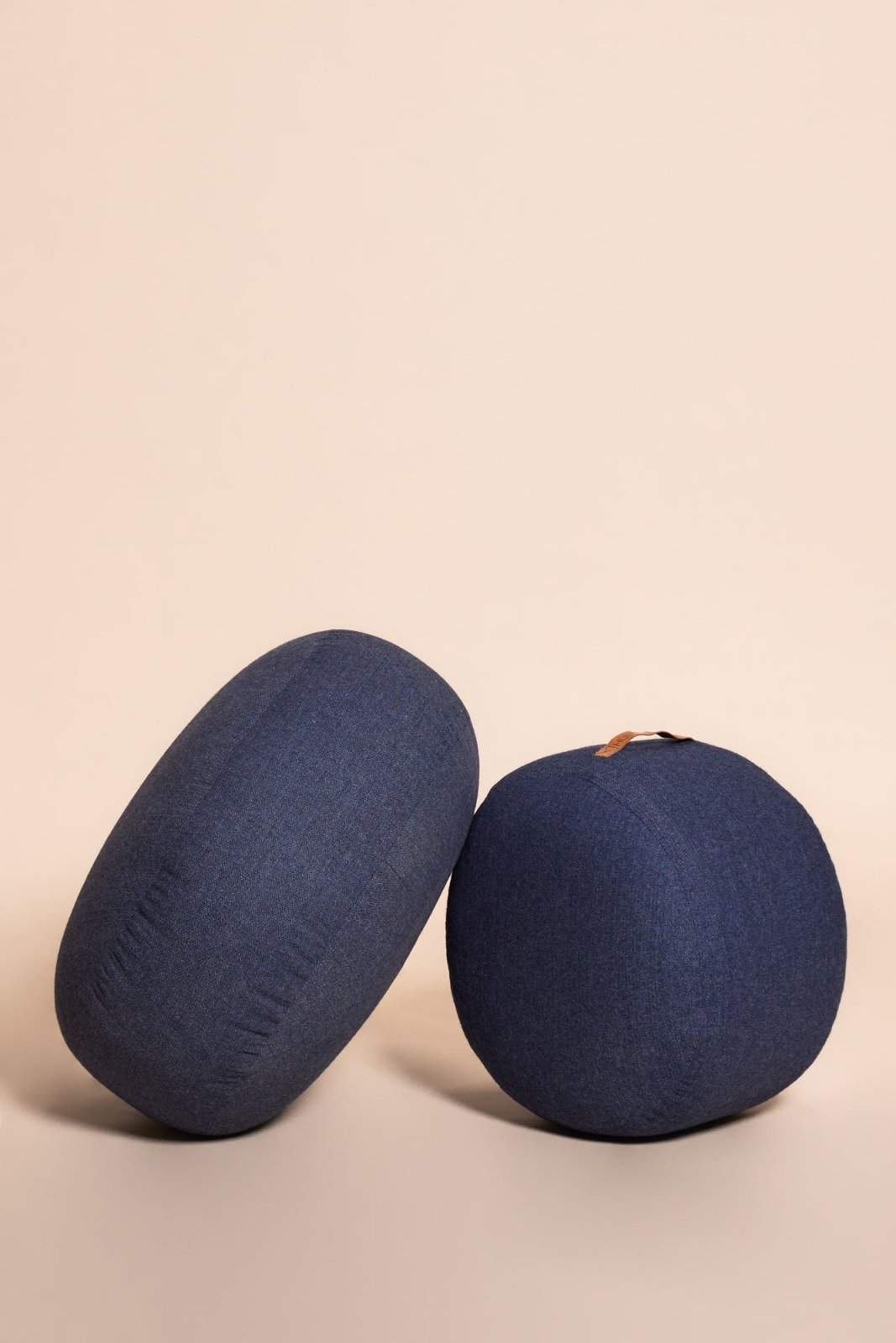 Hübsch Mochi Puff Ø50 Blå - Azalea Home