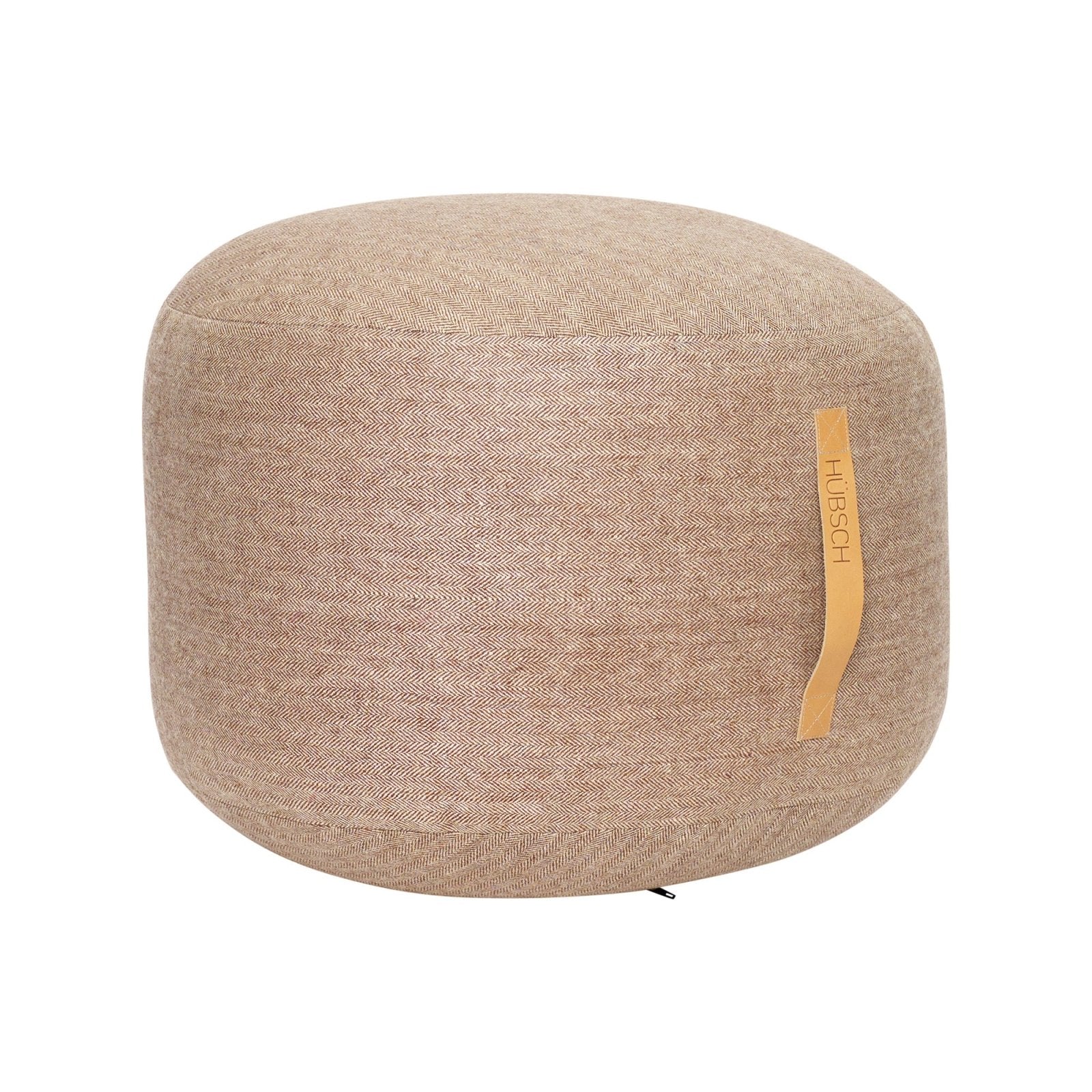Hübsch Mochi Puff Ø50 Brun - Azalea Home