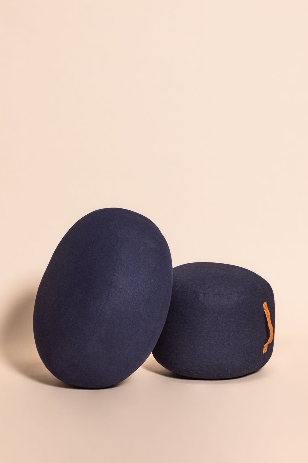 Hübsch Mochi Puff Ø70 Blå - Azalea Home