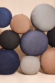 Hübsch Mochi Puff Ø70 Brun - Azalea Home