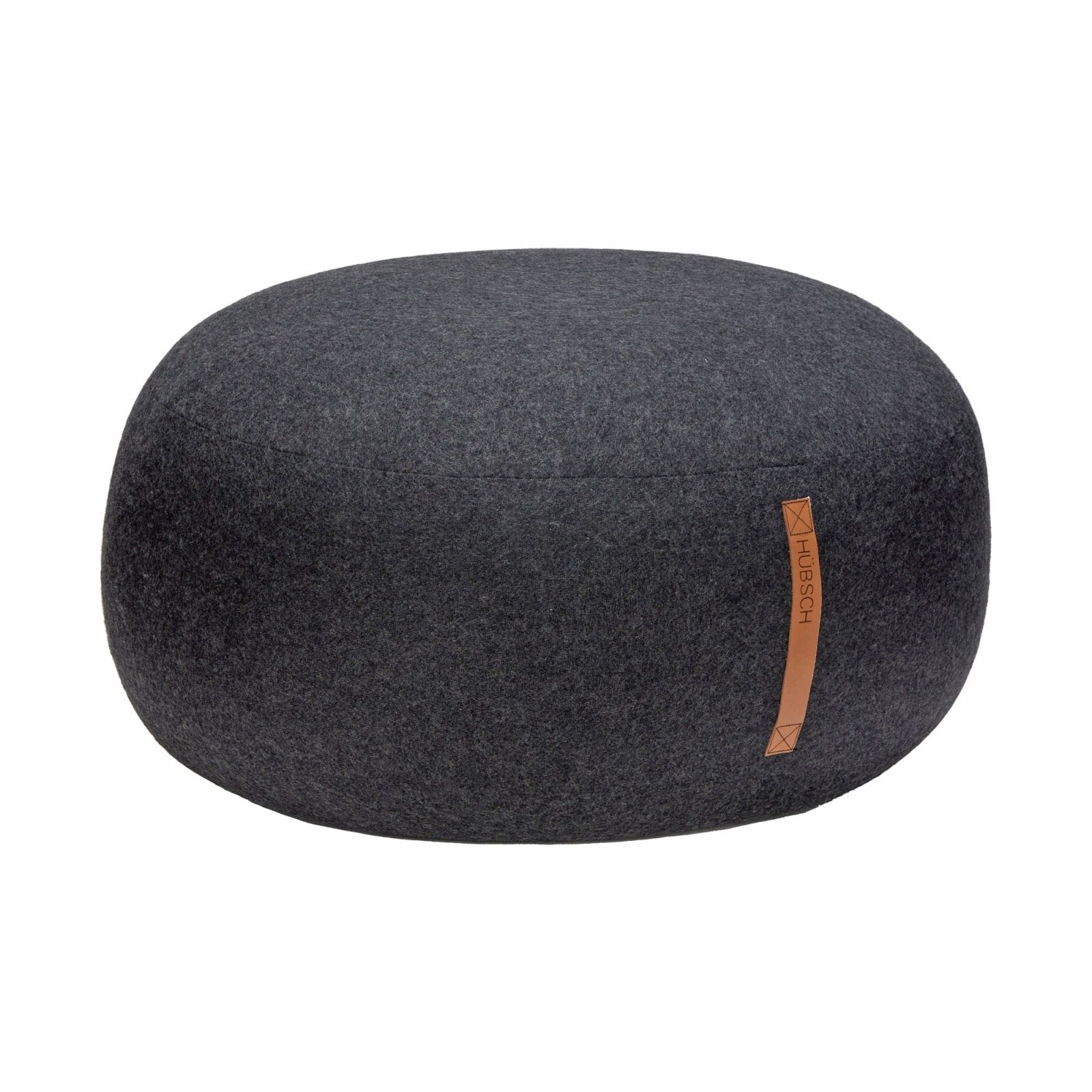 Hübsch Mochi Puff Ø70 Mörk grå - Azalea Home