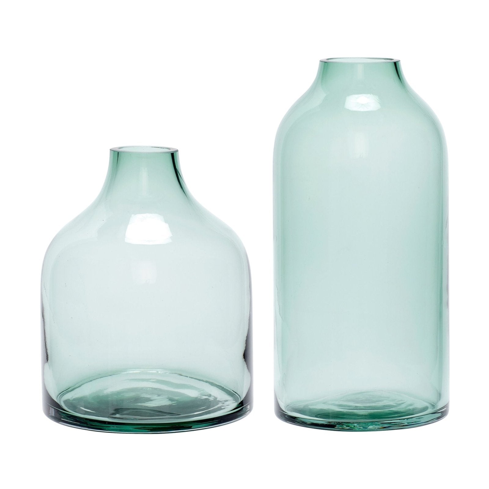 Hübsch Modest Vas 2 - Pack, Grön - Azalea Home