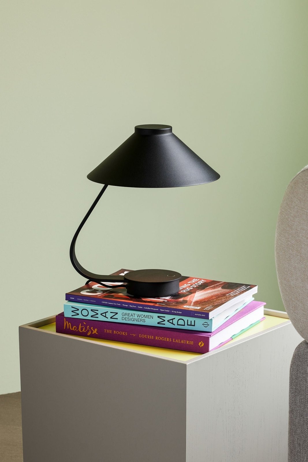 Hübsch Muri Bordslampa, Svart - Azalea Home