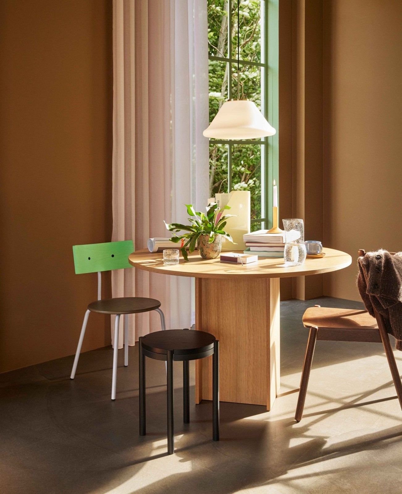 Hübsch Muse Pendel Triangulär, Vit - Azalea Home