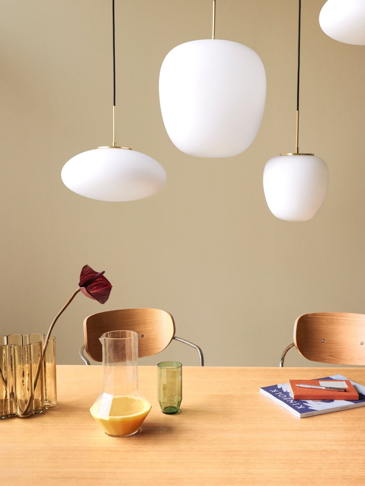 Hübsch Muse Taklampa Ø25, Vit - Azalea Home