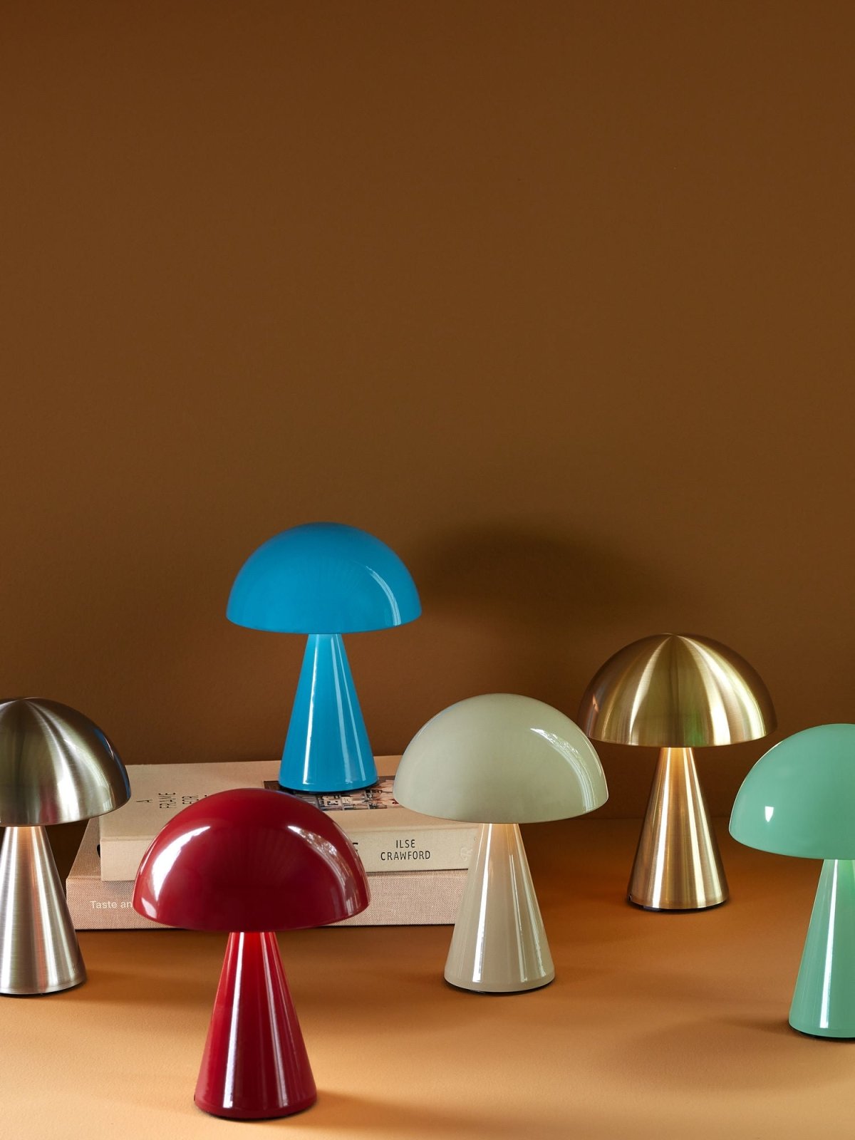 Hübsch Mush Bärbar Bordslampa, Sand - Azalea Home