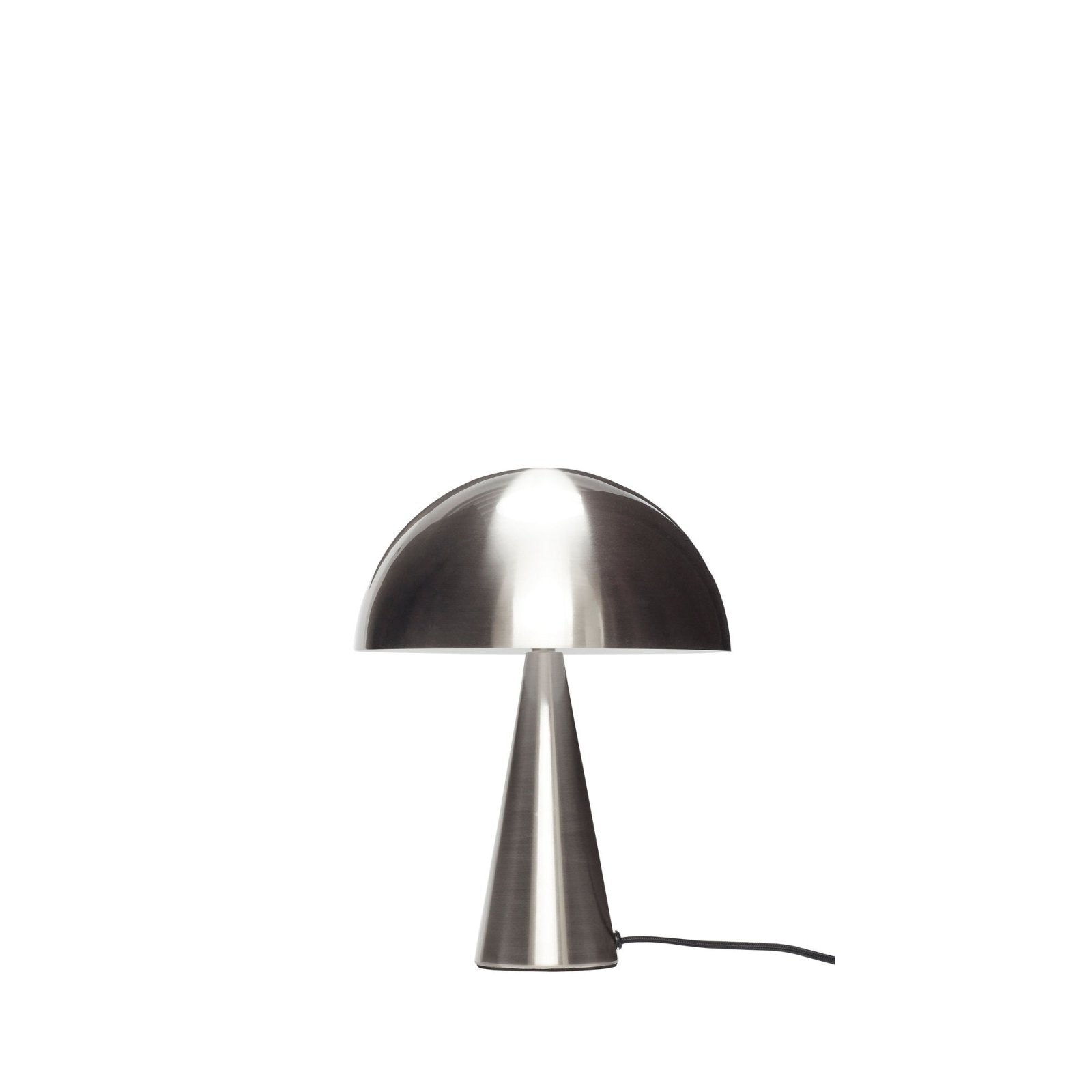 Hübsch Mush Mini Bordslampa, Nickel - Azalea Home