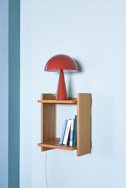 Hübsch Mush Mini Bordslampa, Röd - Azalea Home
