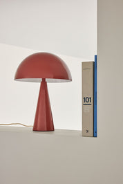 Hübsch Mush Mini Bordslampa, Röd - Azalea Home